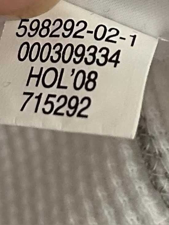 Old Navy Thermal Henley Top M White Waffle Knit Exposed Seam Grunge Y2K Basics - Picture 5 of 5